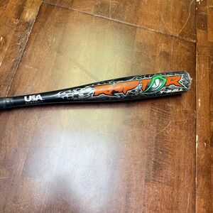 Rawlings Raptor T-Ball Bat Youth 25 inch 12 oz Black Orange TB8R13 Alloy Bat